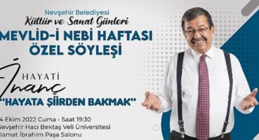 Nevşehir Belediyesi Kültür ve Sanat Günleri’nin Konuğu Hayati İnanç